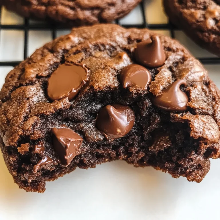 Easy Chocolate Chocolate Chip Cookies