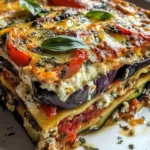 Layered Mediterranean Vegetable Lasagna with Creamy Ricotta
