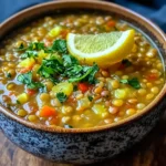 Lebanese Lemon Lentil Soup: The Best Cozy Comfort Food Recipe