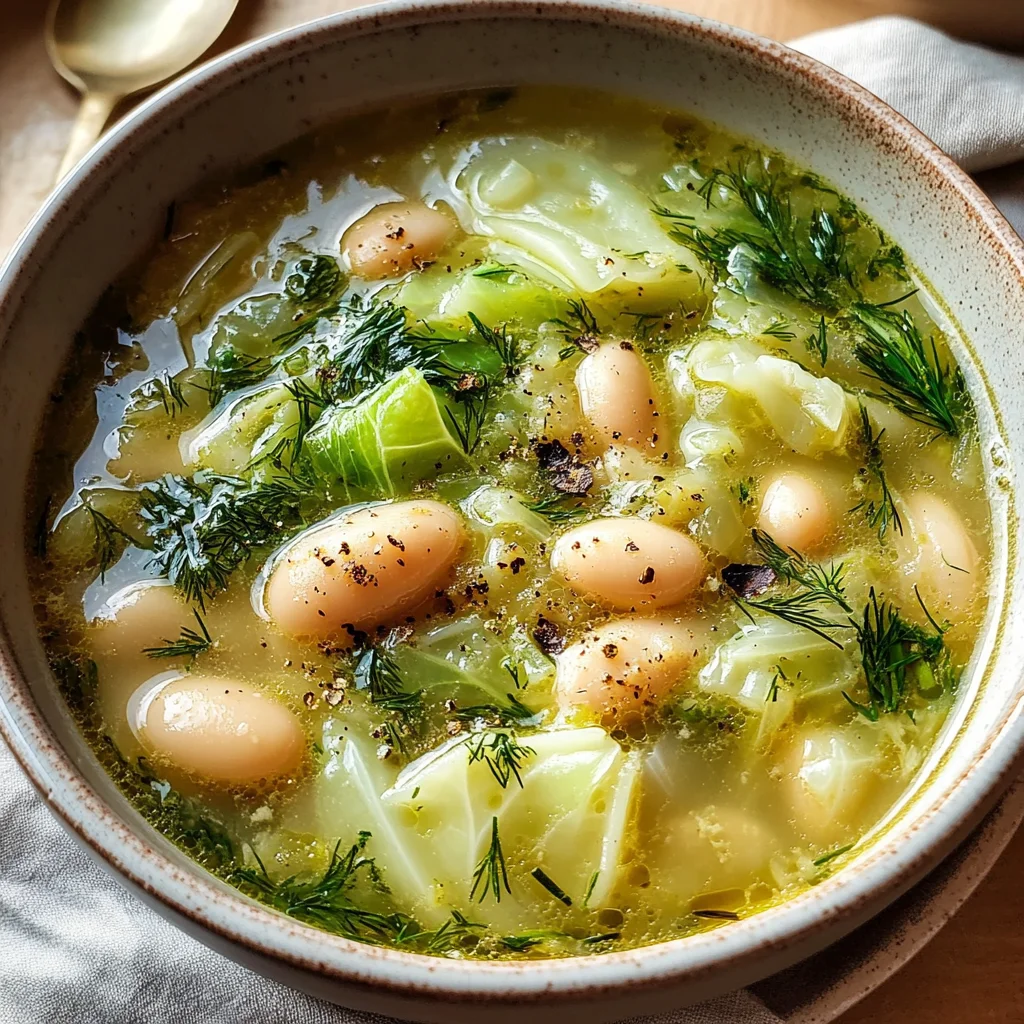 Lemon Dill Cabbage Soup