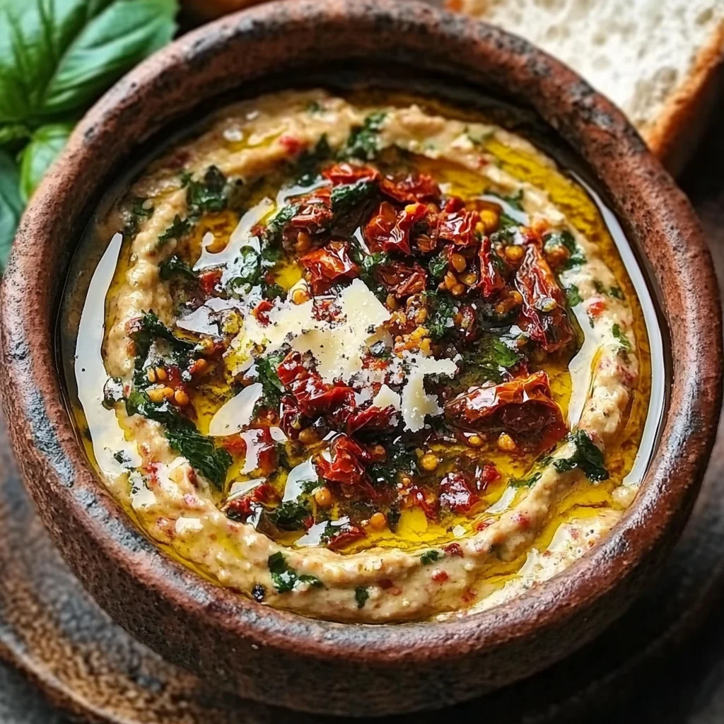 Mediterranean Sun Dried Tomato Garlic Olive Oil Dip - Alrightwithme