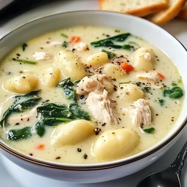 Olive Garden Chicken Gnocchi Soup Recipe