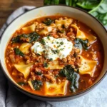 One Pot Lasagna Soup