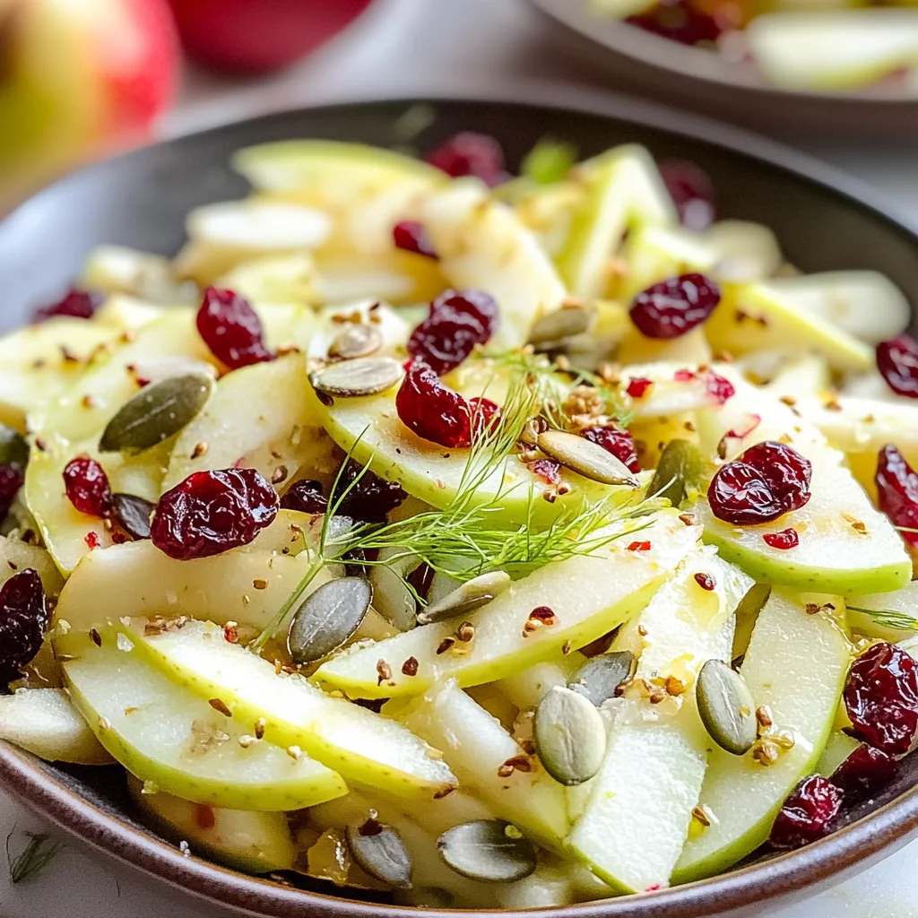 Savory Fennel and Apple Salad