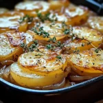Savory French Onion Potato Bake
