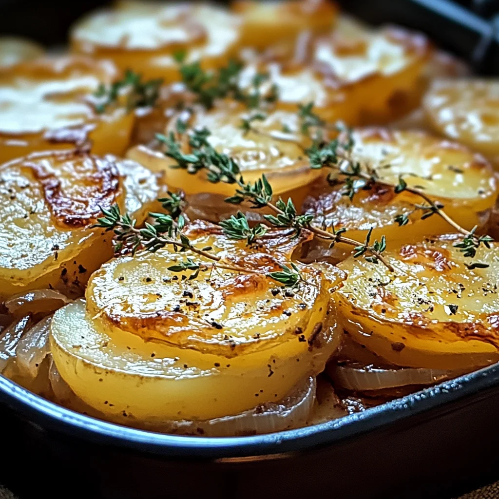 Savory French Onion Potato Bake