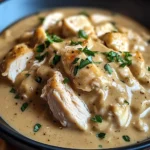 Slow Cooker Creamy Chicken & Gravy