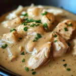 Slow Cooker Creamy Chicken & Gravy