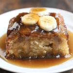 Sticky Banana Bread Pudding Cake