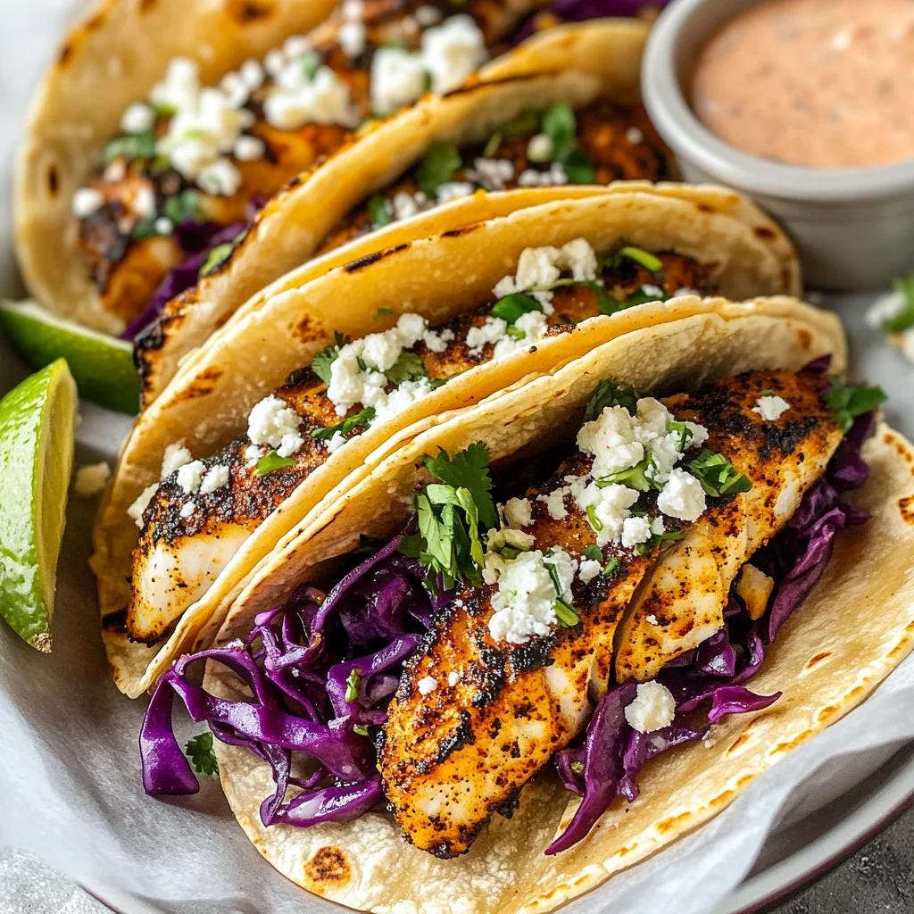 Blackened Fish Tacos