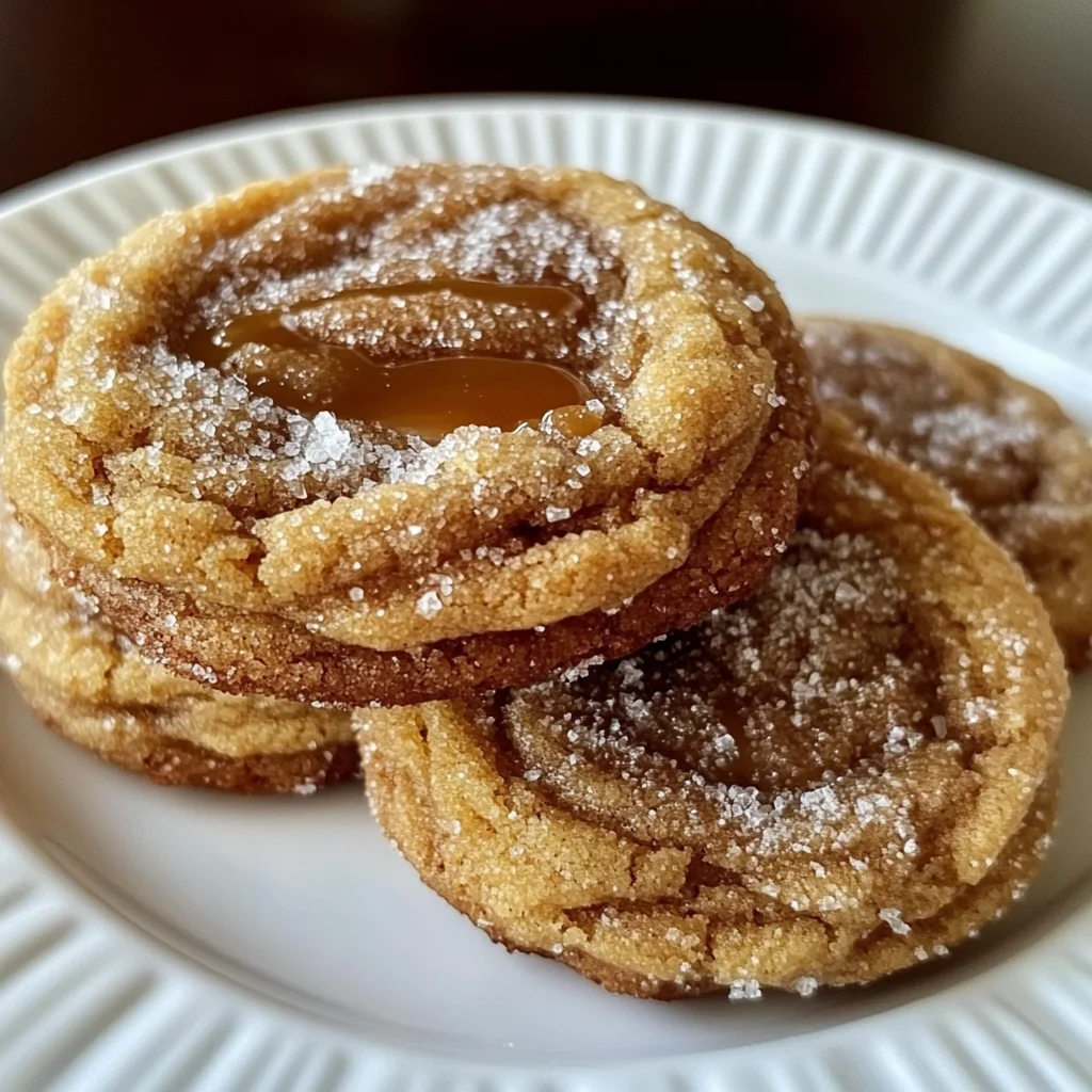 Brown Sugar Cinnamon Caramel Cookies