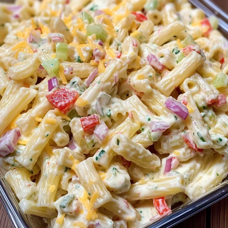 Cheddar Sour Cream Macaroni Salad Recipe