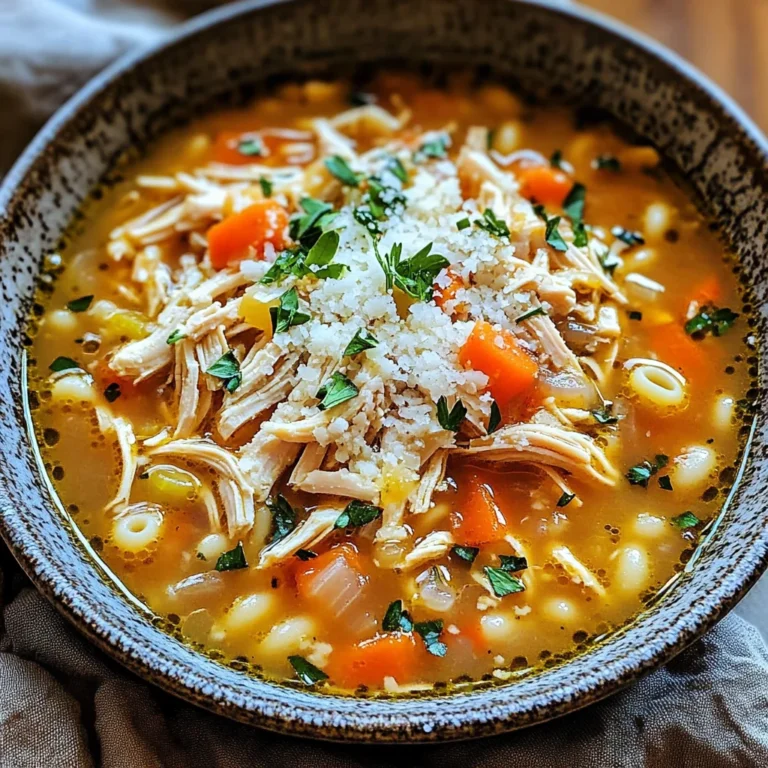 Chicken Pastina Soup Recipe