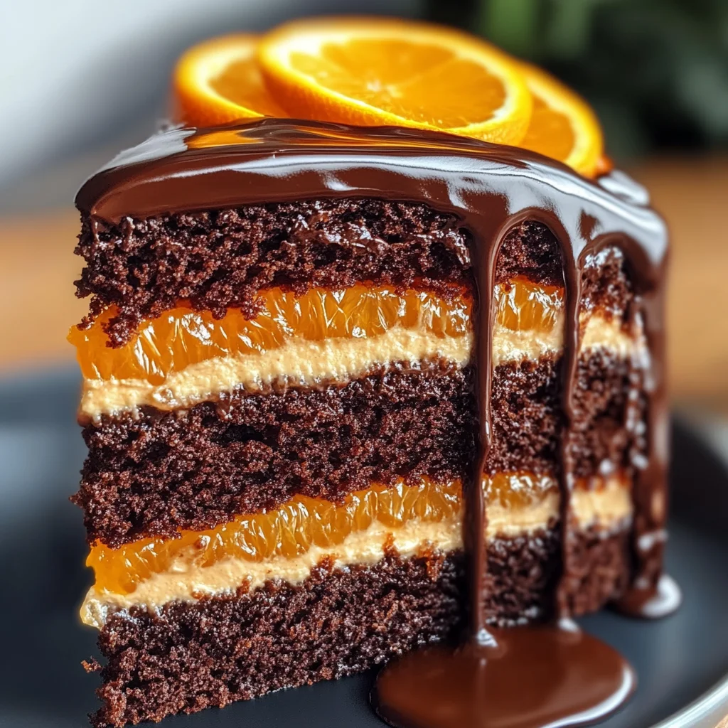 Chocolate Orange Layer Cake with Ganache: A Delightful Recipe!
