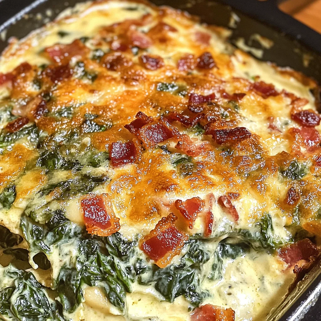 Creamed Spinach Bake