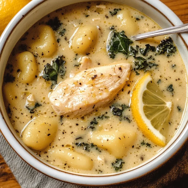 Creamy Winter Lemon Chicken Gnocchi Soup