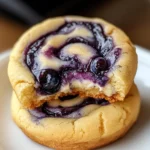 Easy Blueberry Cheesecake Swirl Cookie