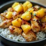 Easy Pineapple Chicken with Rice Everyone Loves