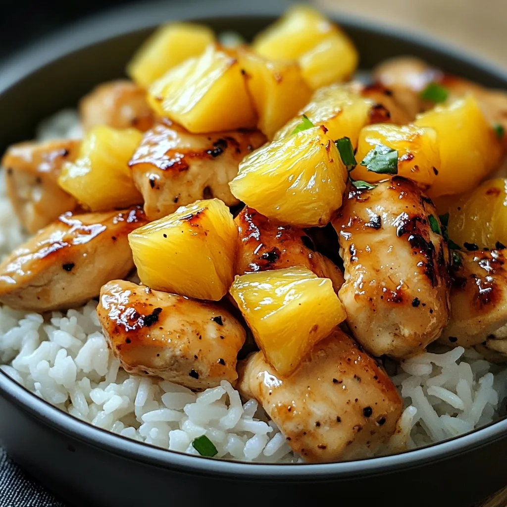 Easy Pineapple Chicken with Rice Everyone Loves