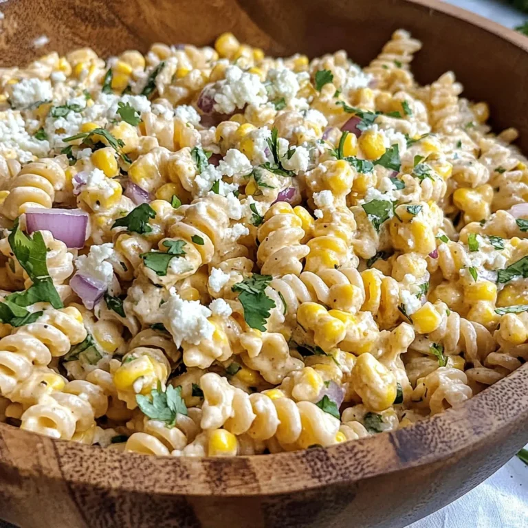 Elote Pasta Salad Recipe (Mexican Street Corn)