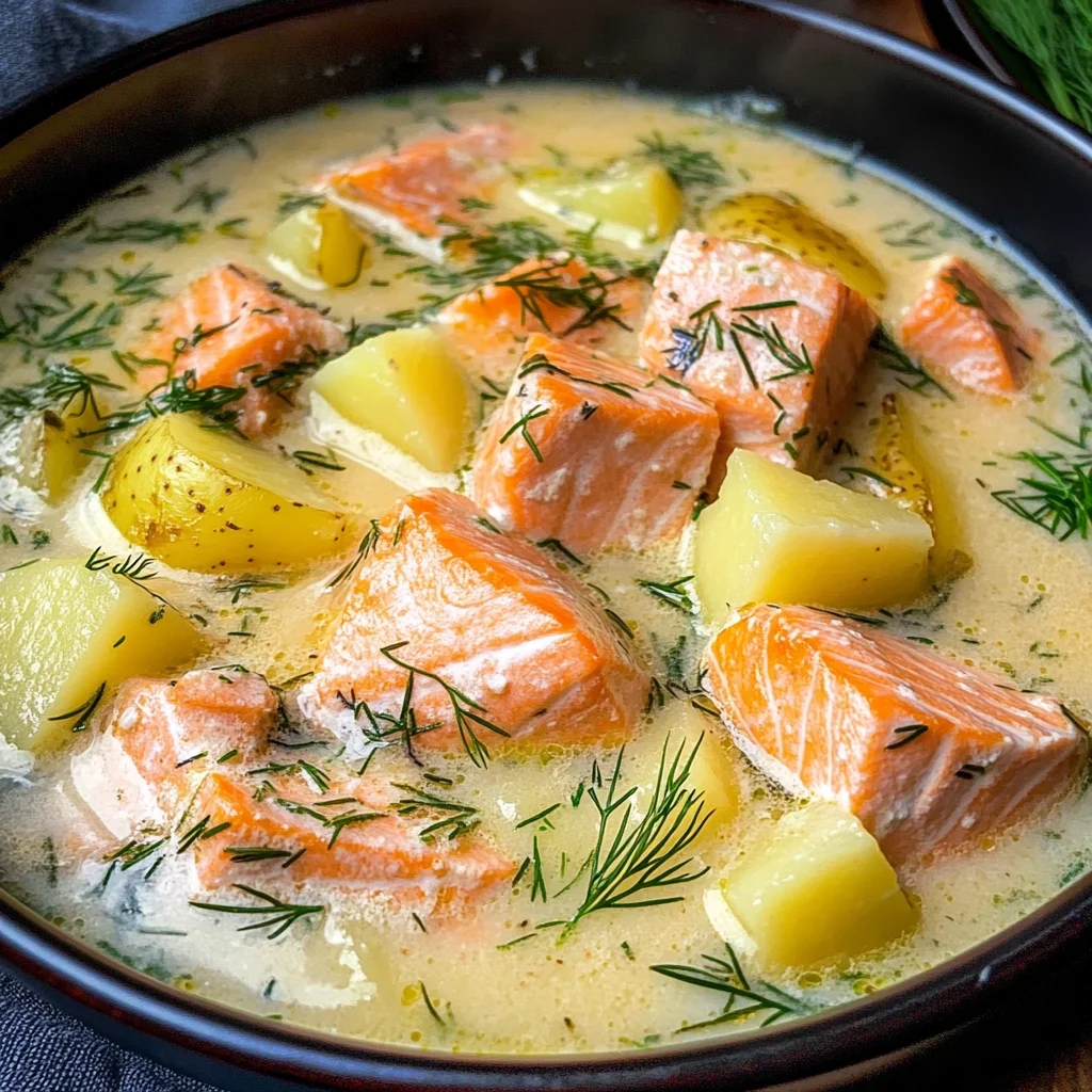 Finnish Salmon Soup (Lohikeitto)