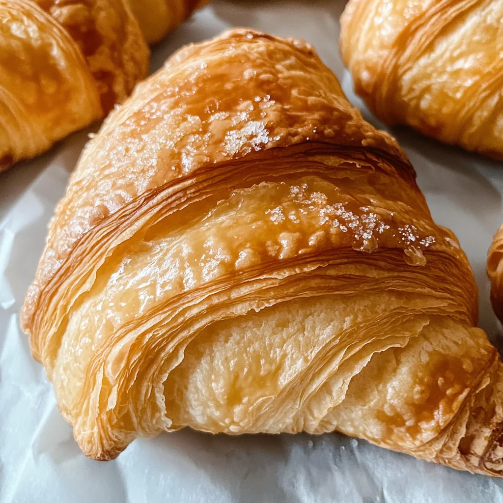 Golden Flaky French Croissants Made Easy in No Time
