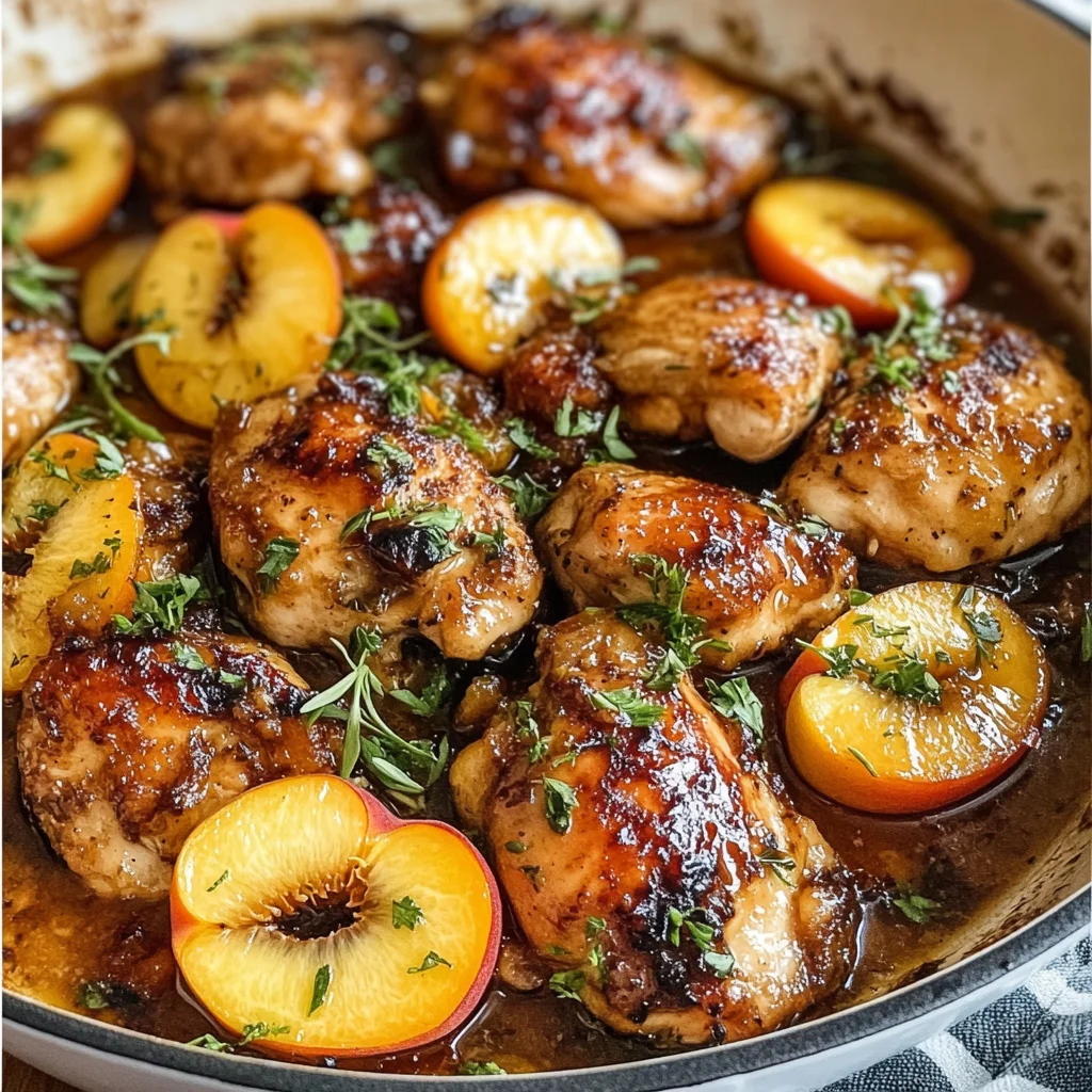 Honey Butter Peach Chicken