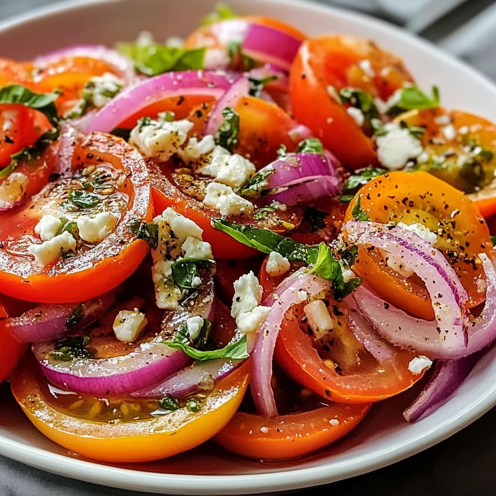 Marinated Tomato Onion Salad