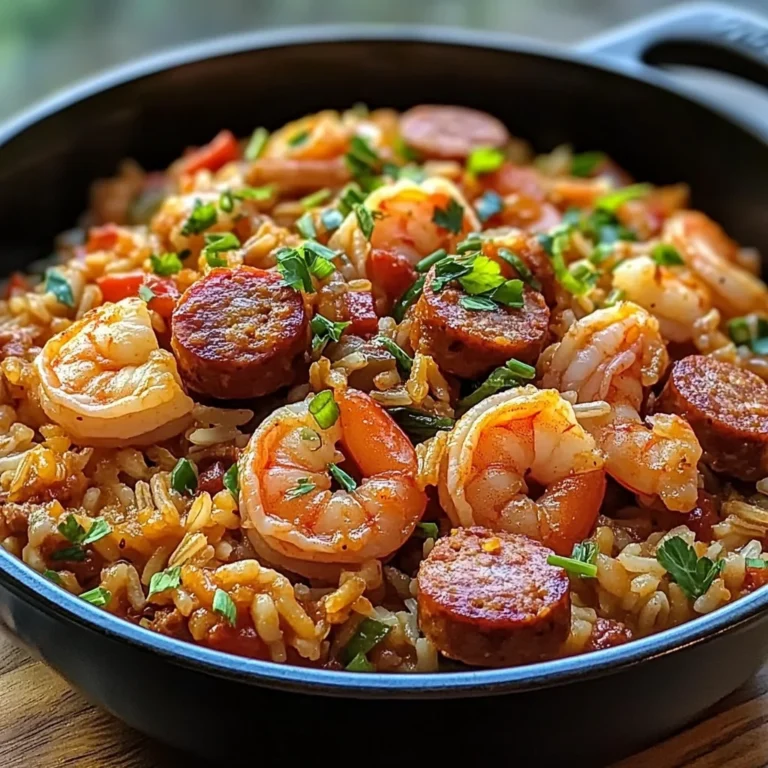 One Pot Shrimp and Sausage Jambalaya