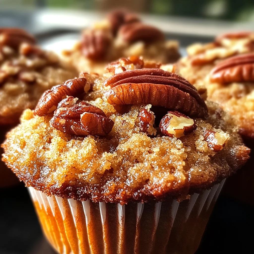 Pecan Pie Brown Sugar Muffins