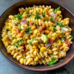 Perfect Mexican Street Corn Pasta Salad - homefoodkitchen
