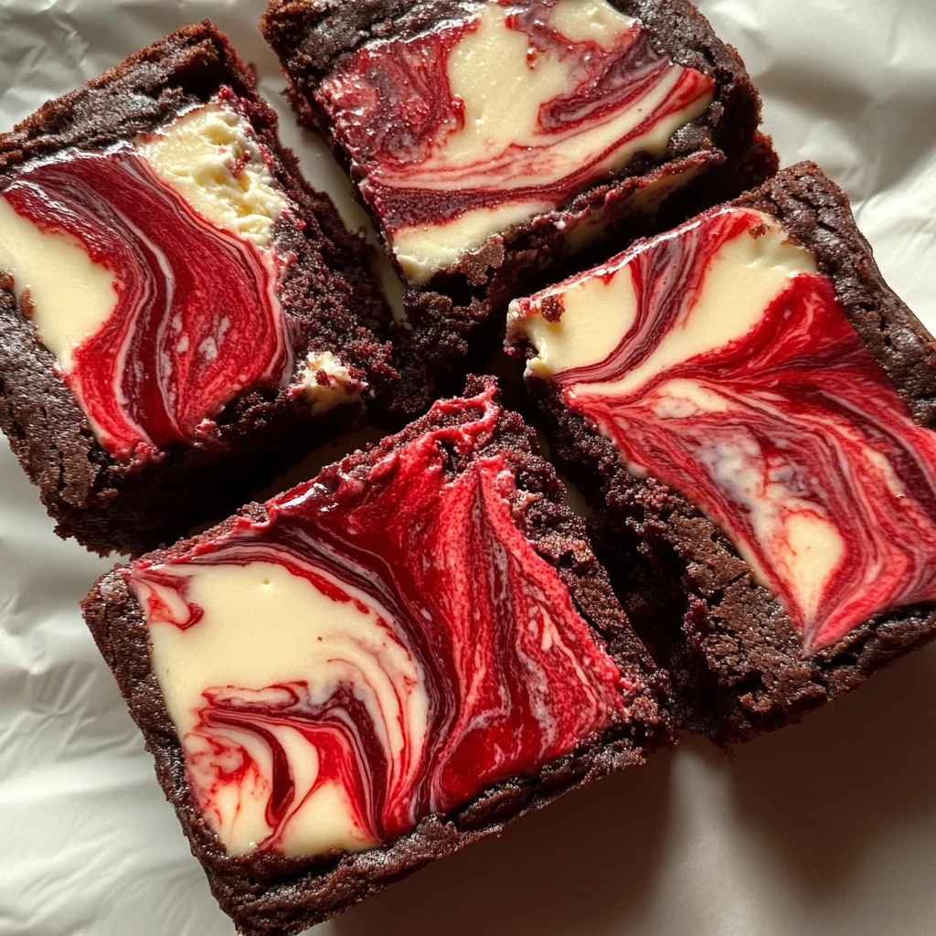 Red Velvet Cheesecake Brownies