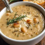 Rosemary Roasted Garlic Bean Soup