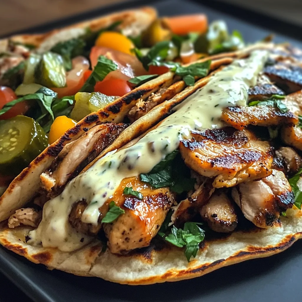 Savor the Flavor: Irresistible Chicken Shawarma with Creamy Garlic Sauce