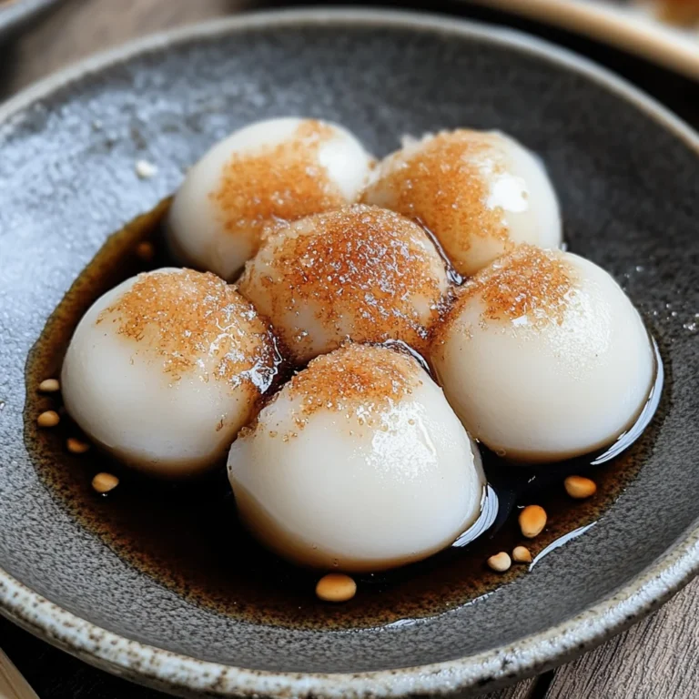 Shiratama Dango (Rice Dumplings/Mochi Balls)