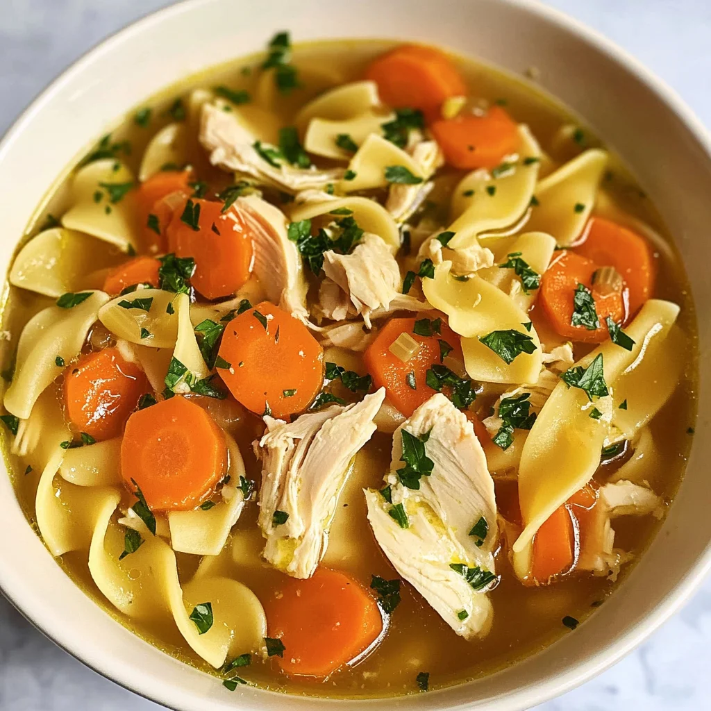 Slow Cooker Chicken Noodle Soup