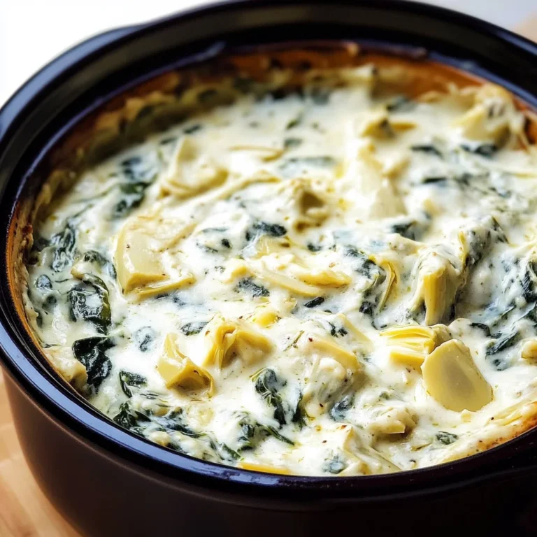 Slow Cooker Spinach Artichoke Dip