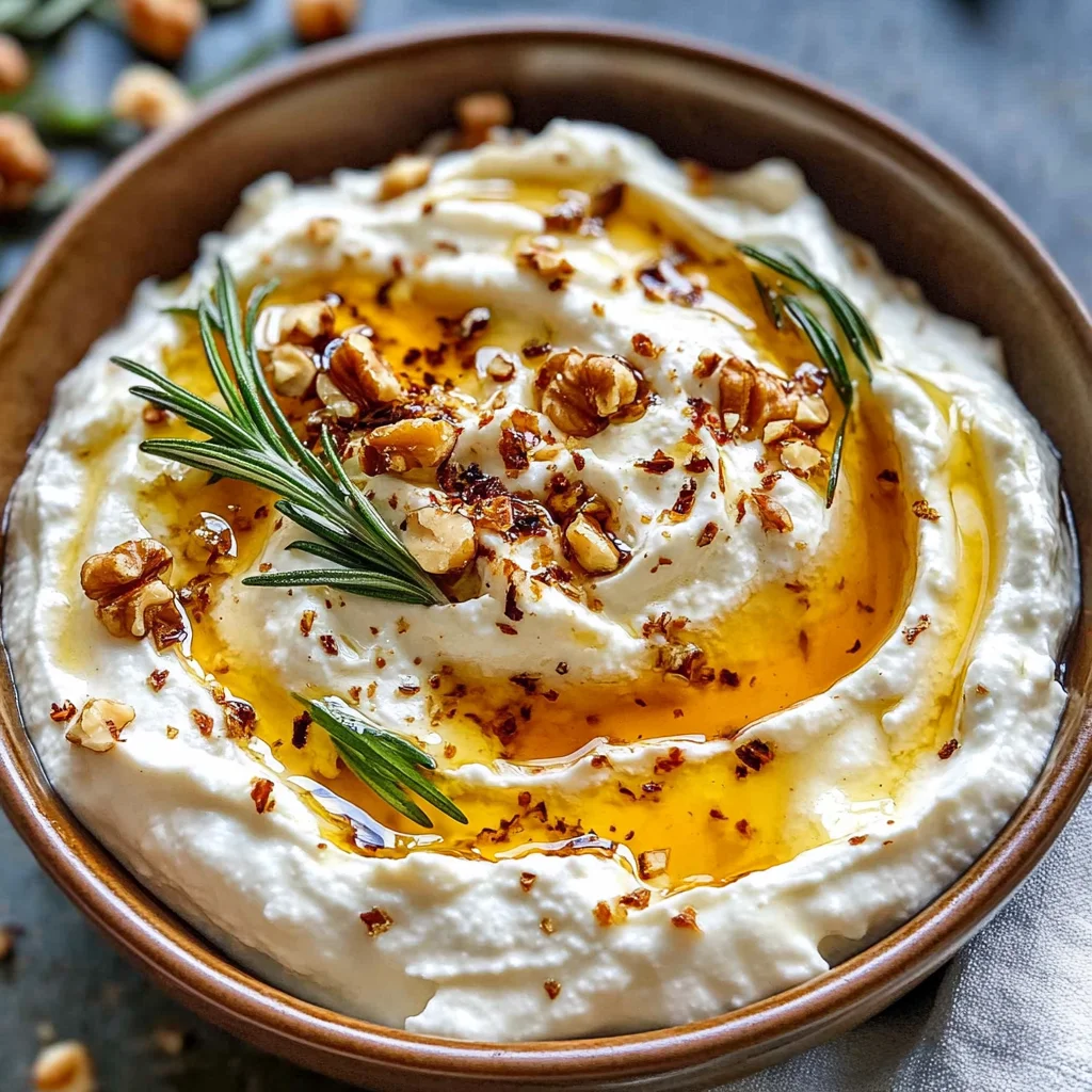 Spicy Ricotta Dip with Hot Honey