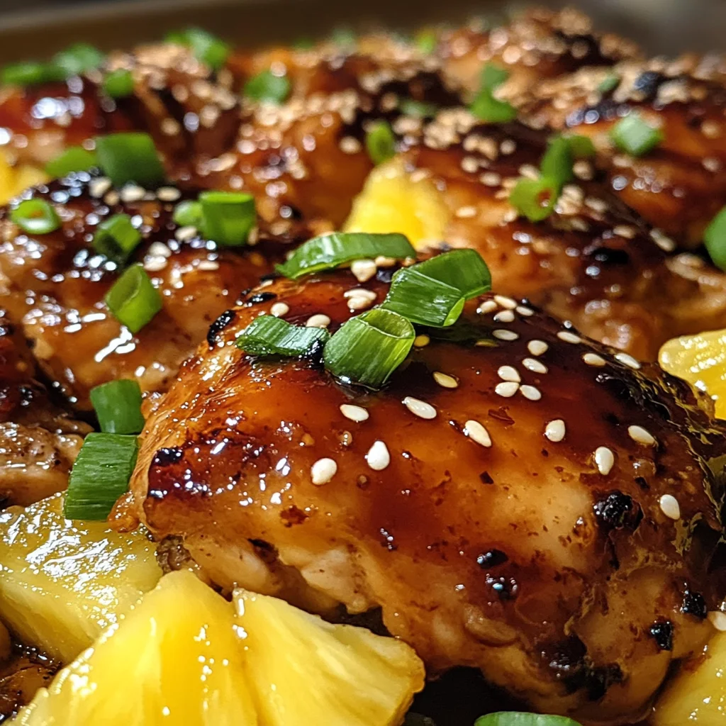 Baked Teriyaki Chicken with Pineapple