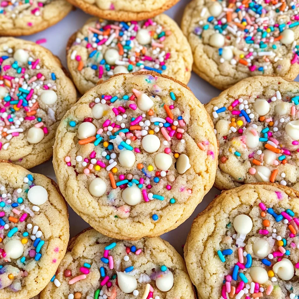 Birthday Cake Sugar Cookies