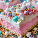 Bubblegum Cloud Slice Dessert: A Sweet Indulgence
