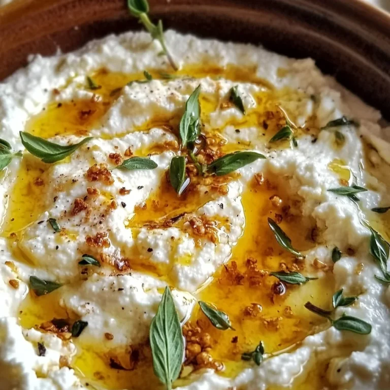 Delicious Ricotta Dip with Hot Honey