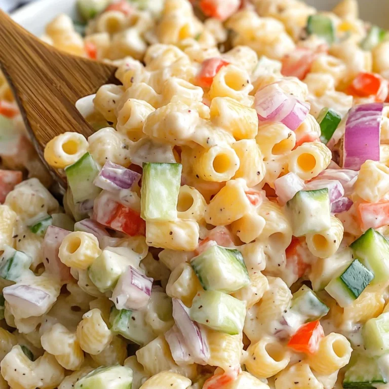 Ditalini Pasta Salad Recipe