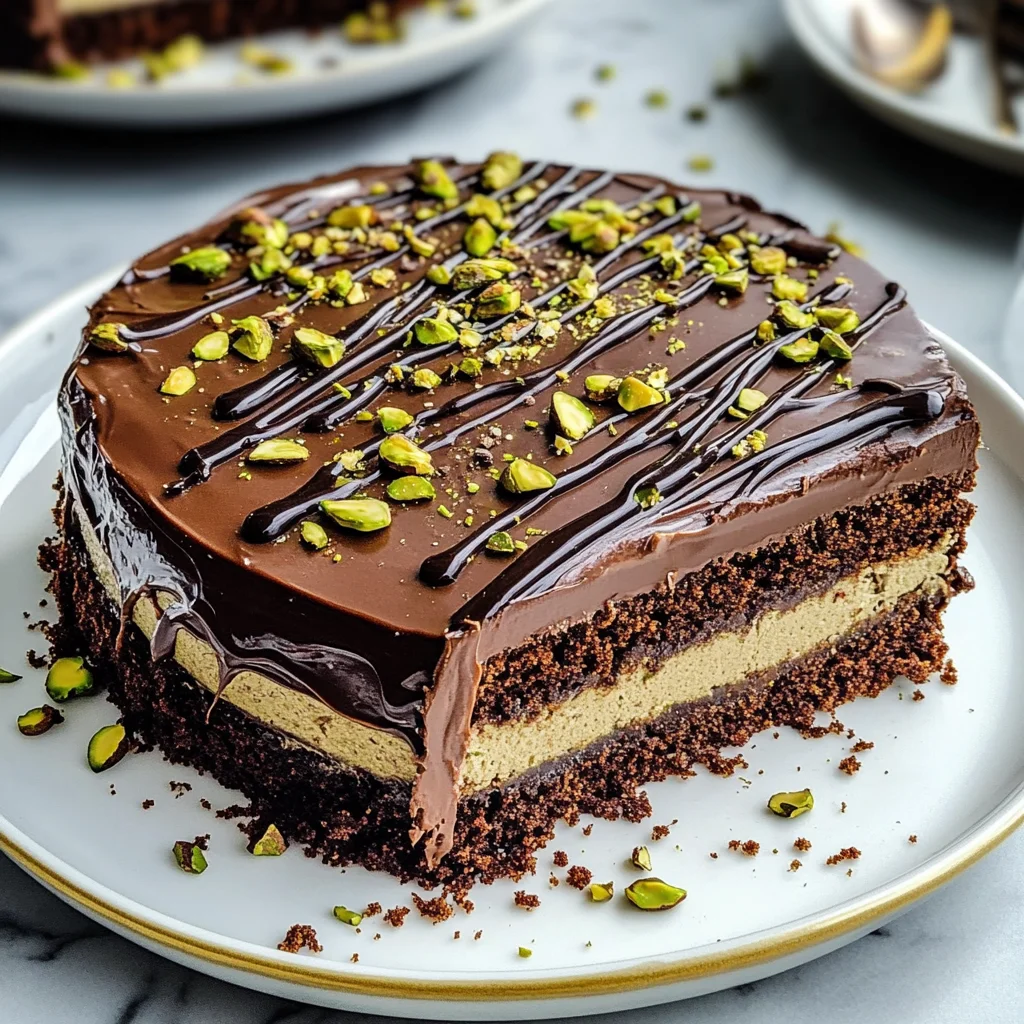Dubai Chocolate Cake