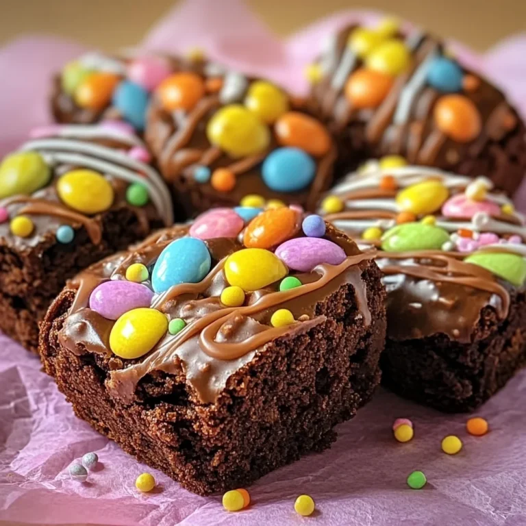 Easter Egg Brownies