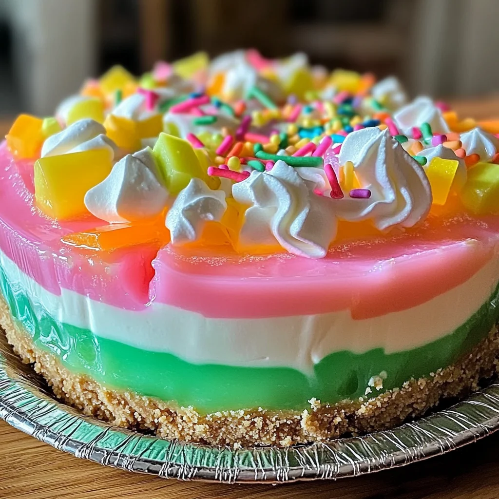 Easter No Bake Jello Pie