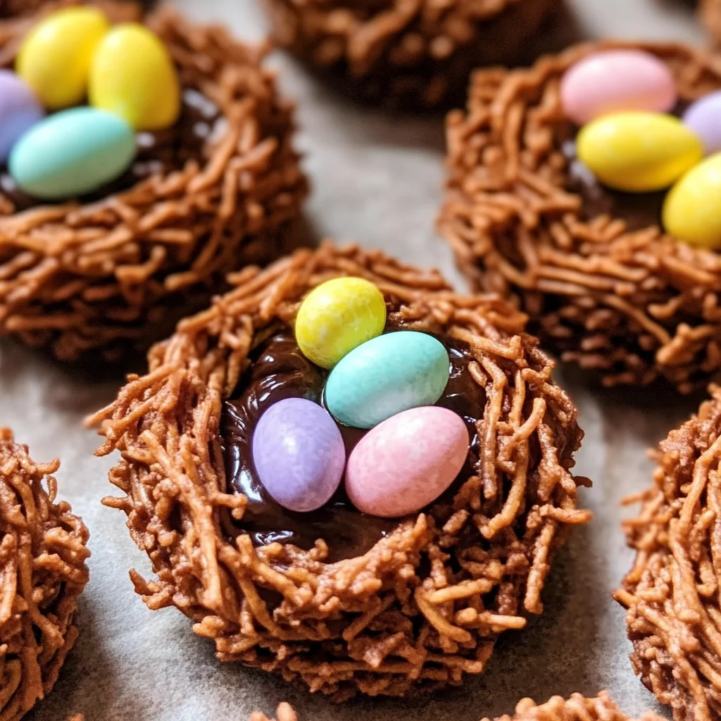 Easy Birds Nests Cookies Recipe