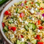 Easy Lemon Orzo Salad with Feta