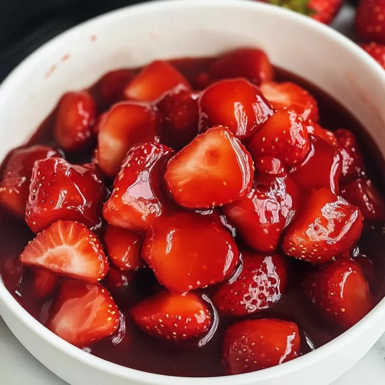 Easy Strawberry Topping (Strawberry Sauce)