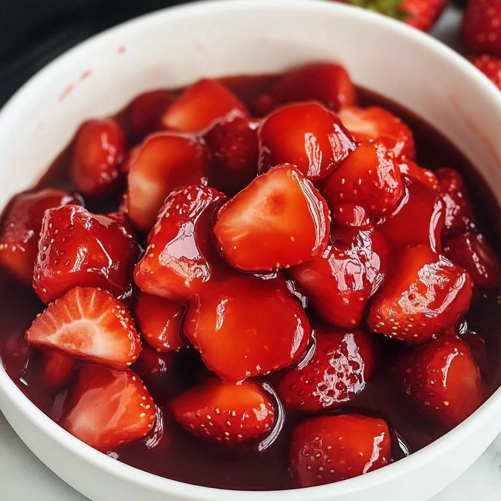 Easy Strawberry Topping (Strawberry Sauce)